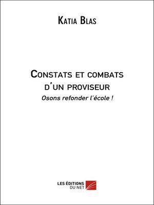 cover image of Constats et combats d'un proviseur